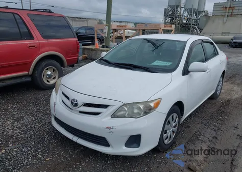 2011 Toyota Corolla Le из США, поврежденный, VIN 2T1BU4EE1BC553869